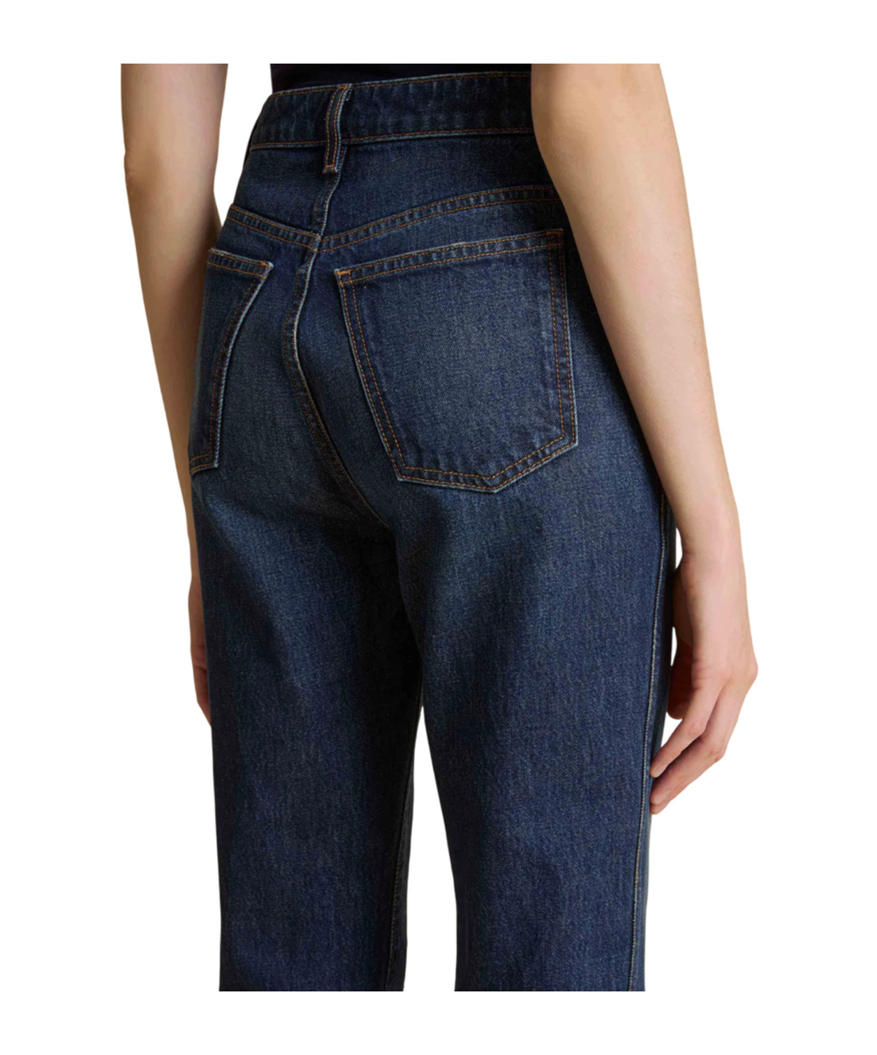 Khaite Danielle Stretch Jeans In Black