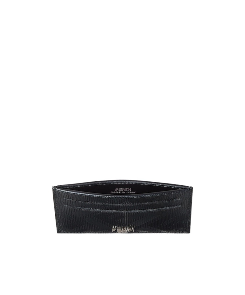 Fendi Flat Card Case Accessories In Black
