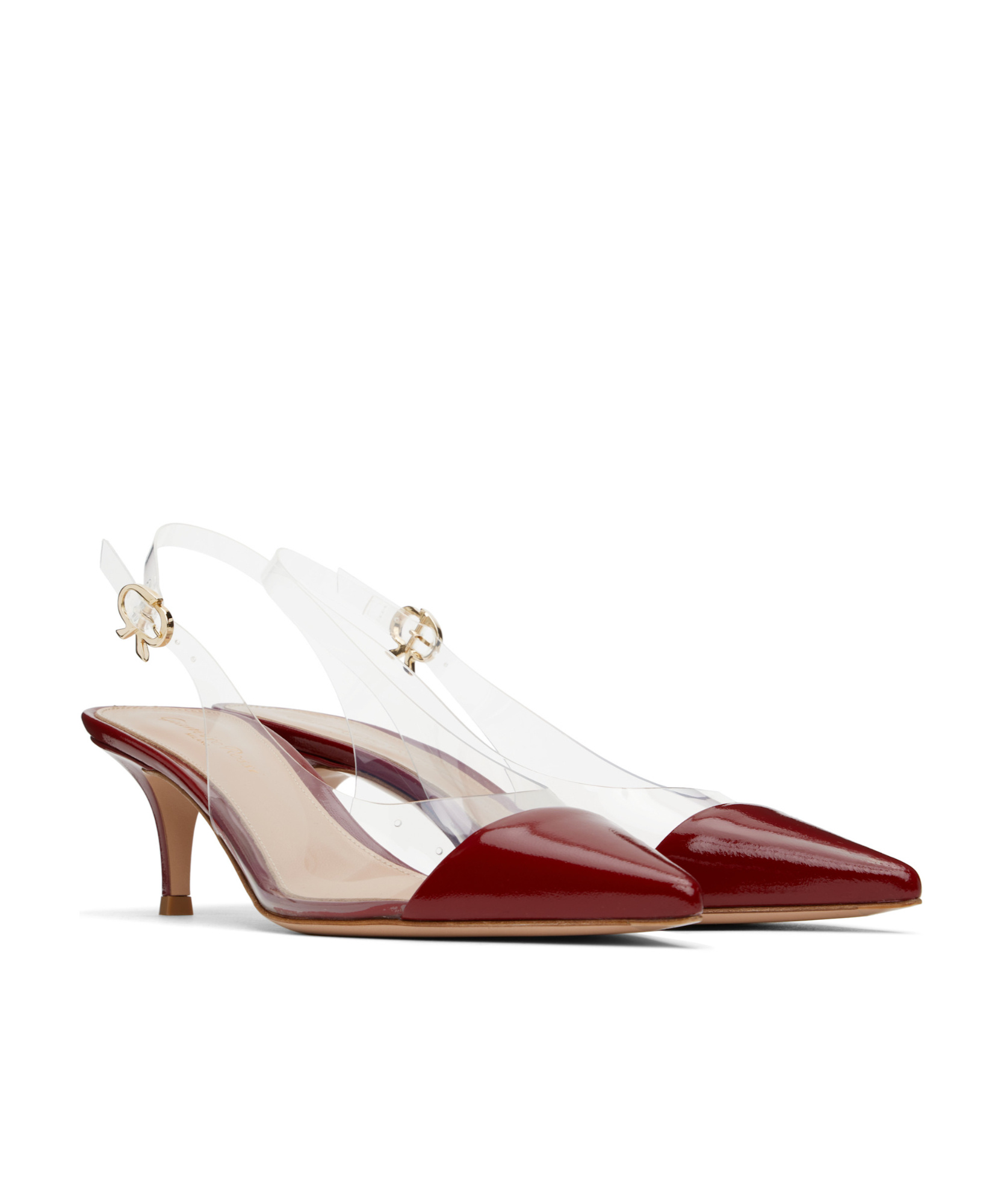 GIANVITO ROSSI POINTED TOE HIGH HEEL SANDALS
