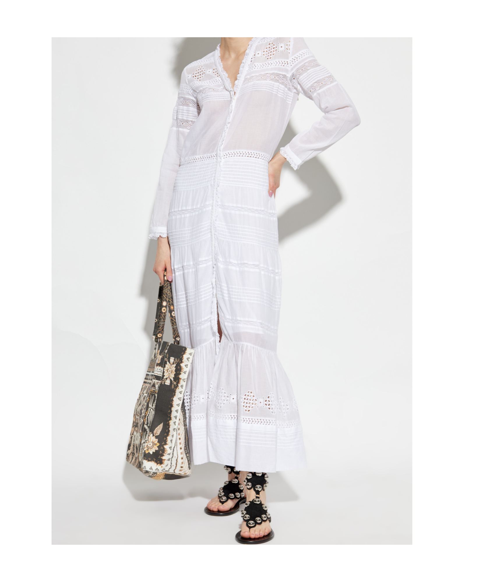 Isabel Marant Étoile Isabel Marant Etoile Women White Cotton Daniva Dress In White