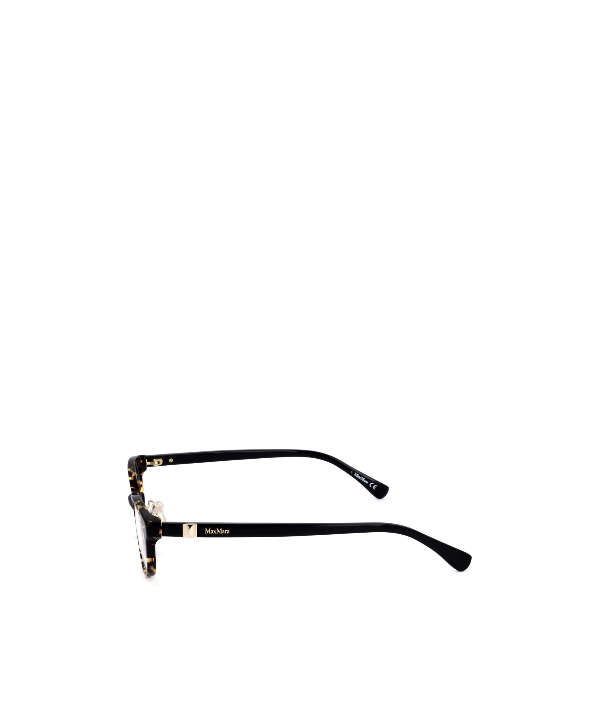 Max Mara Logo Flat Mirror In Black