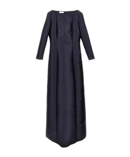 Alberta Ferretti Long Sleeve Dress In Blue