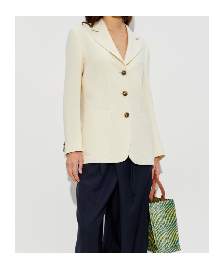 Marni Wool Blazer In Brown