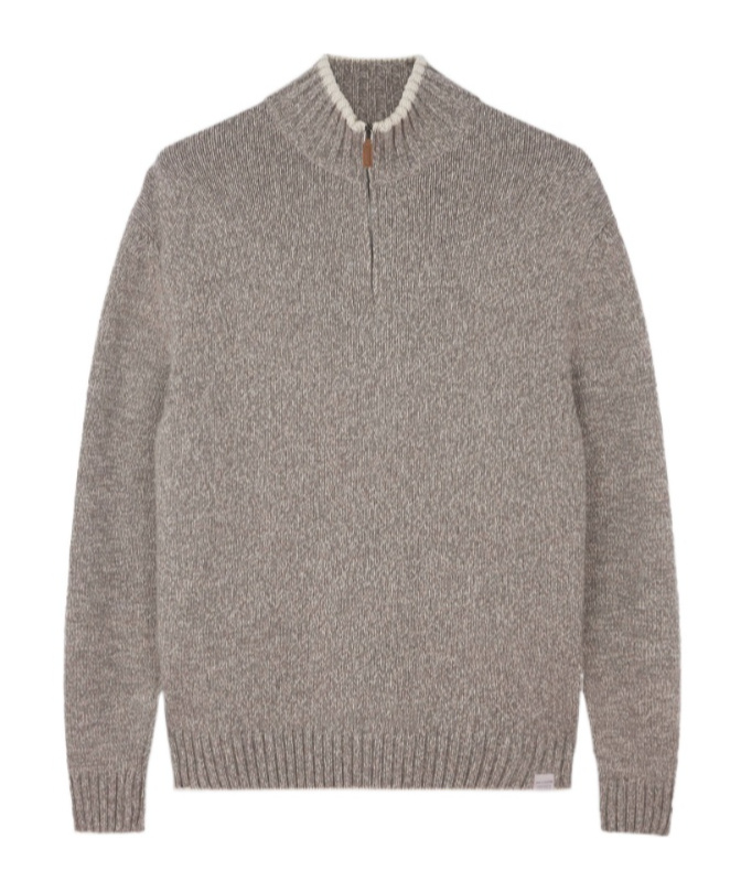 Paul & Shark Wool Cashmere Half Zip Sweater