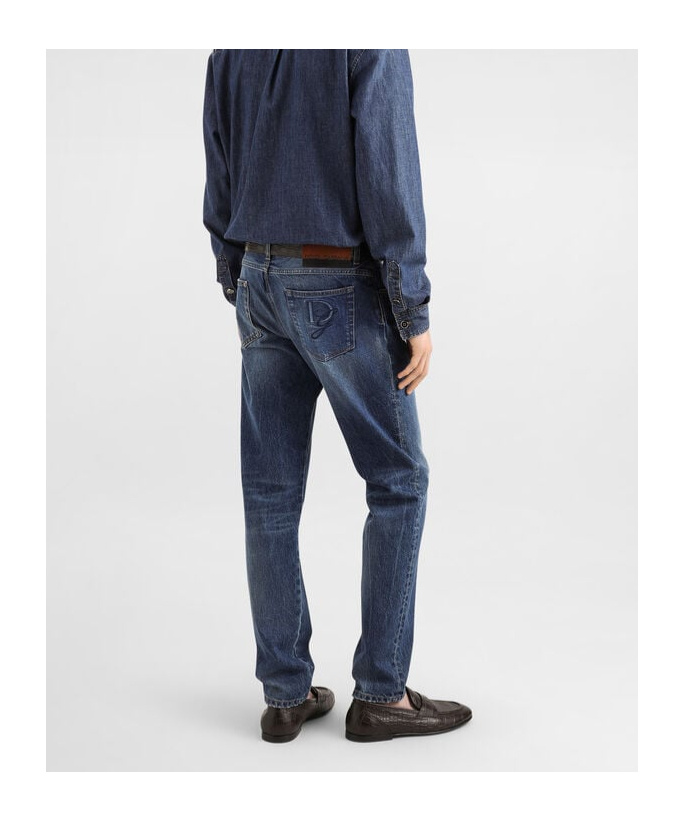 Dolce & Gabbana Regular Jeans In Blue