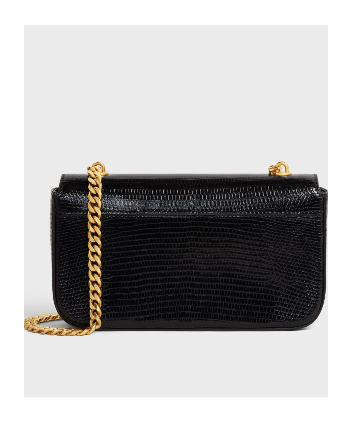 Celine Shiny Calfskin Multipochette Bag In Black