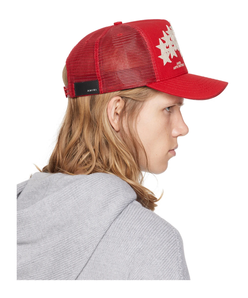 Amiri Pattern Decal Baseball Cap In Multicolor