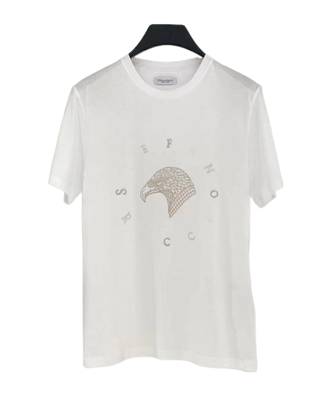 Stefano Ricci T-shirt With Round Neck And Short Sleeves In White
