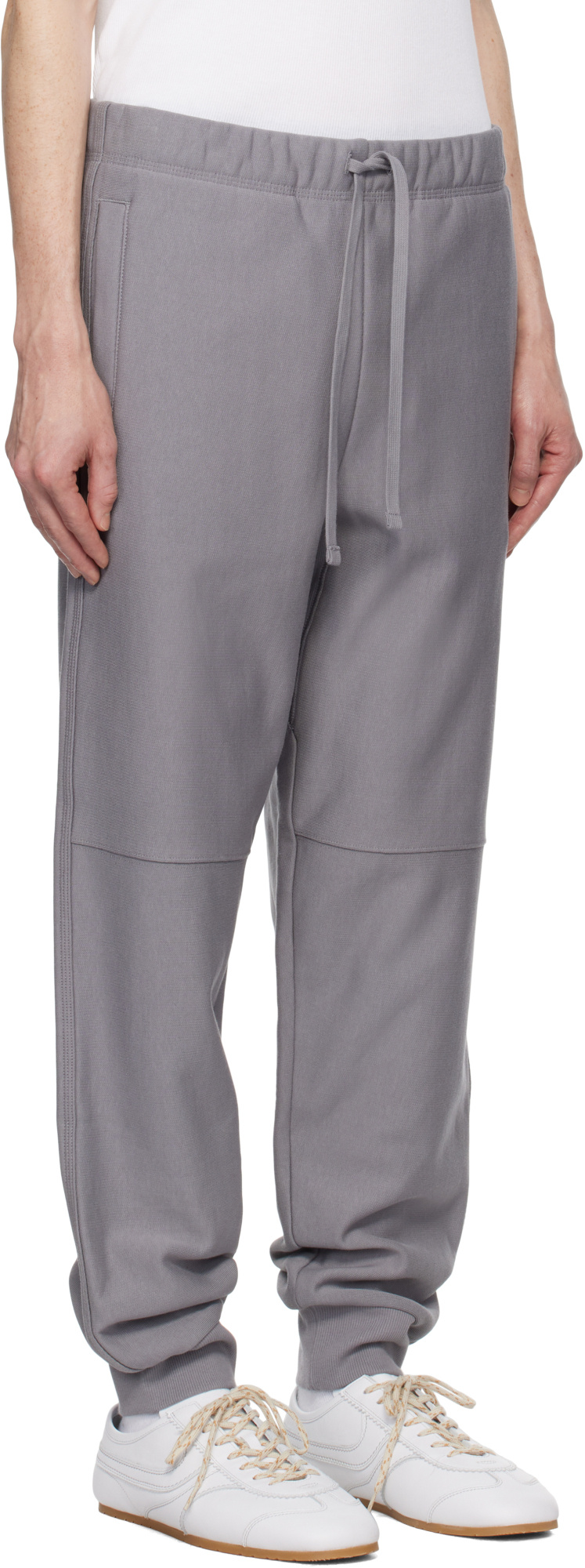 Carhartt Gray American Script Sweatpants In Gray