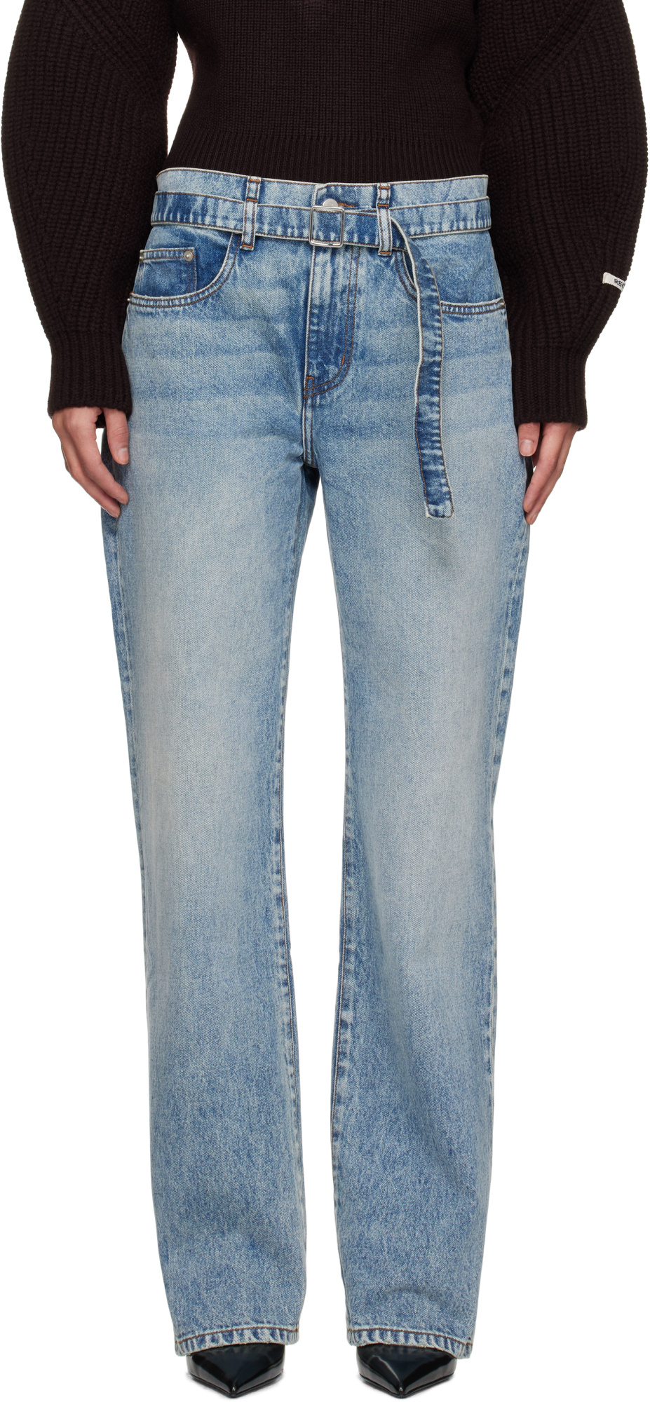 Shop Proenza Schouler Ellsworth Jeans In Blue