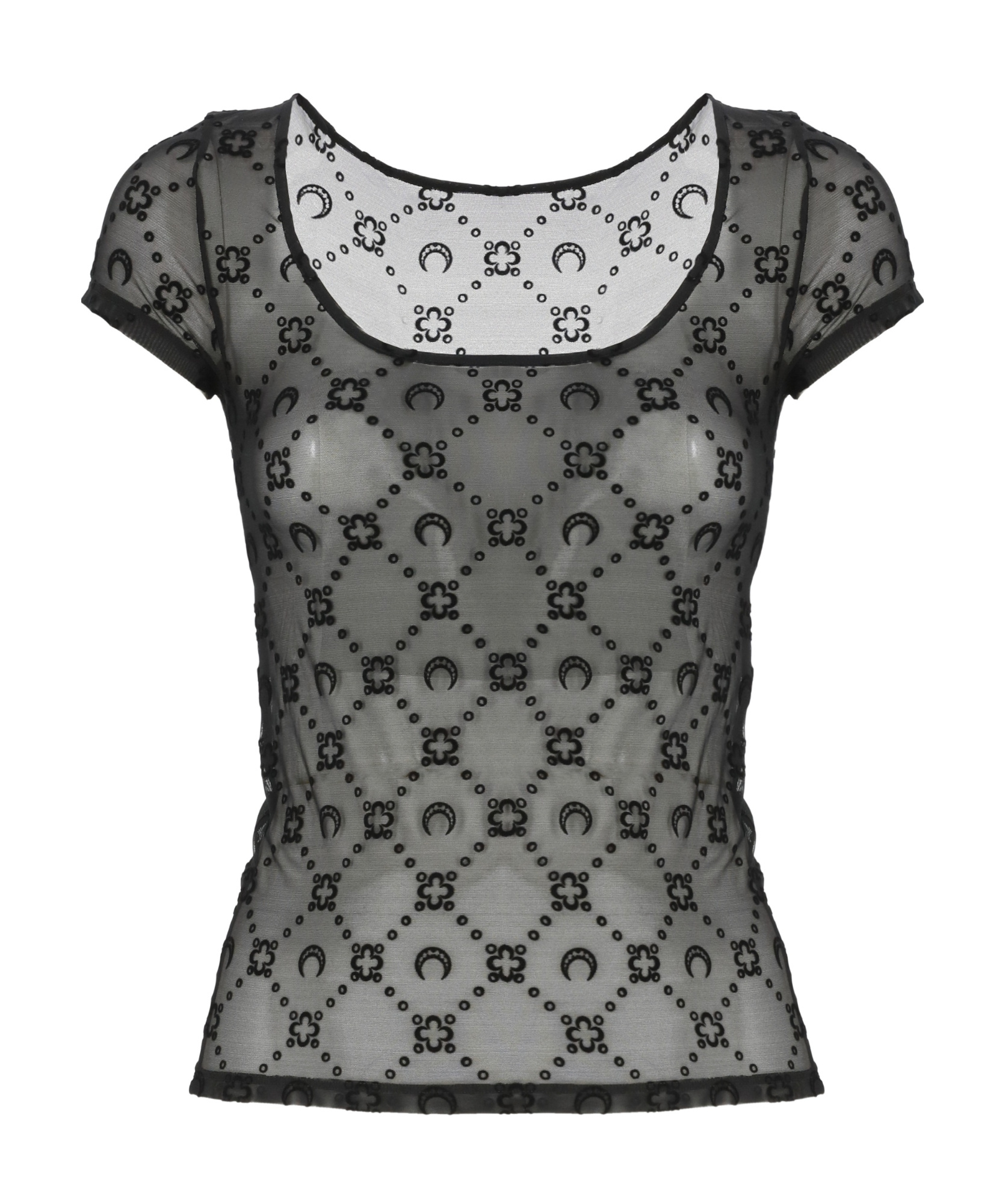 Marine Serre Top In Gray