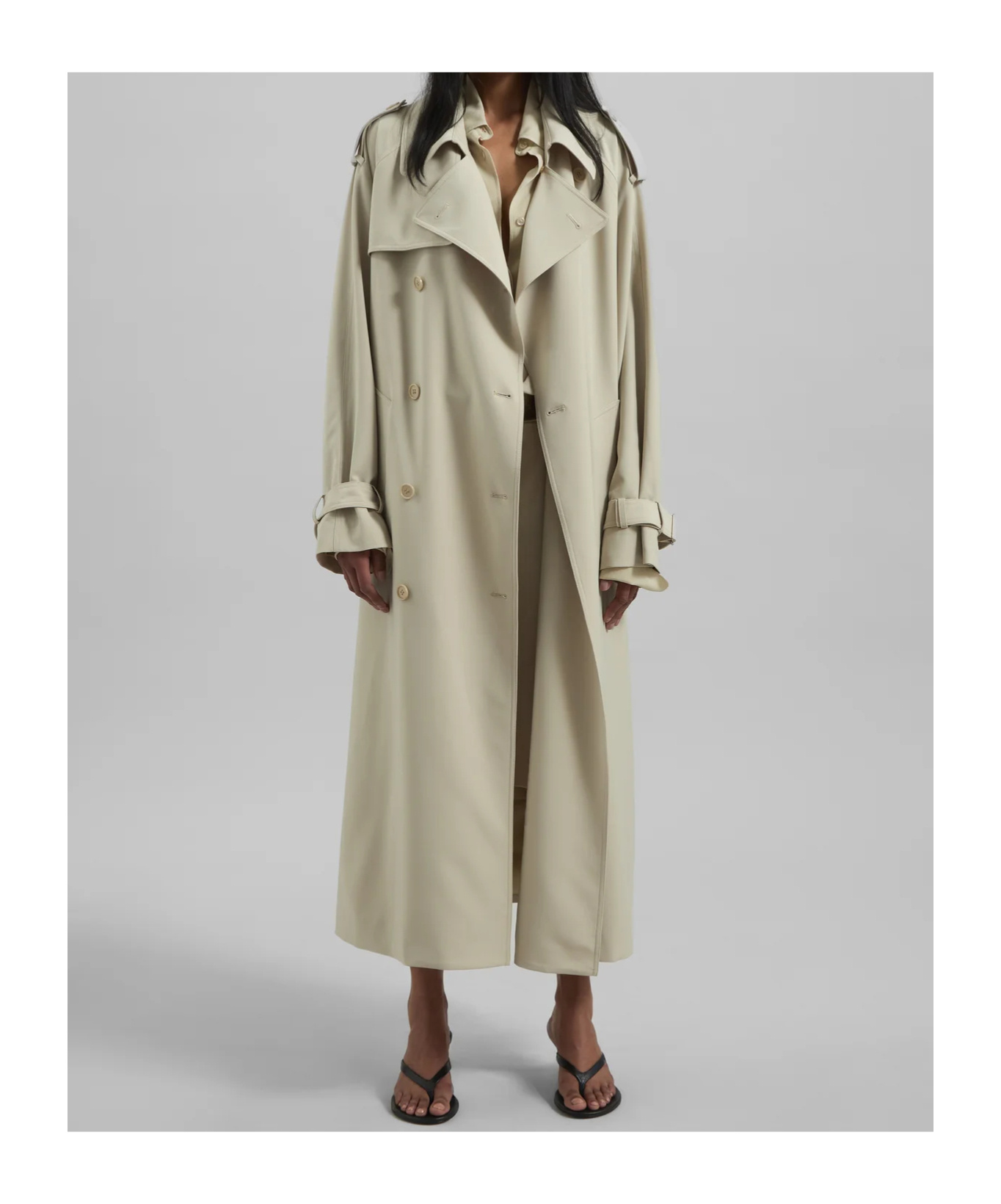THE FRANKIE SHOP VEYRON TRENCH COAT