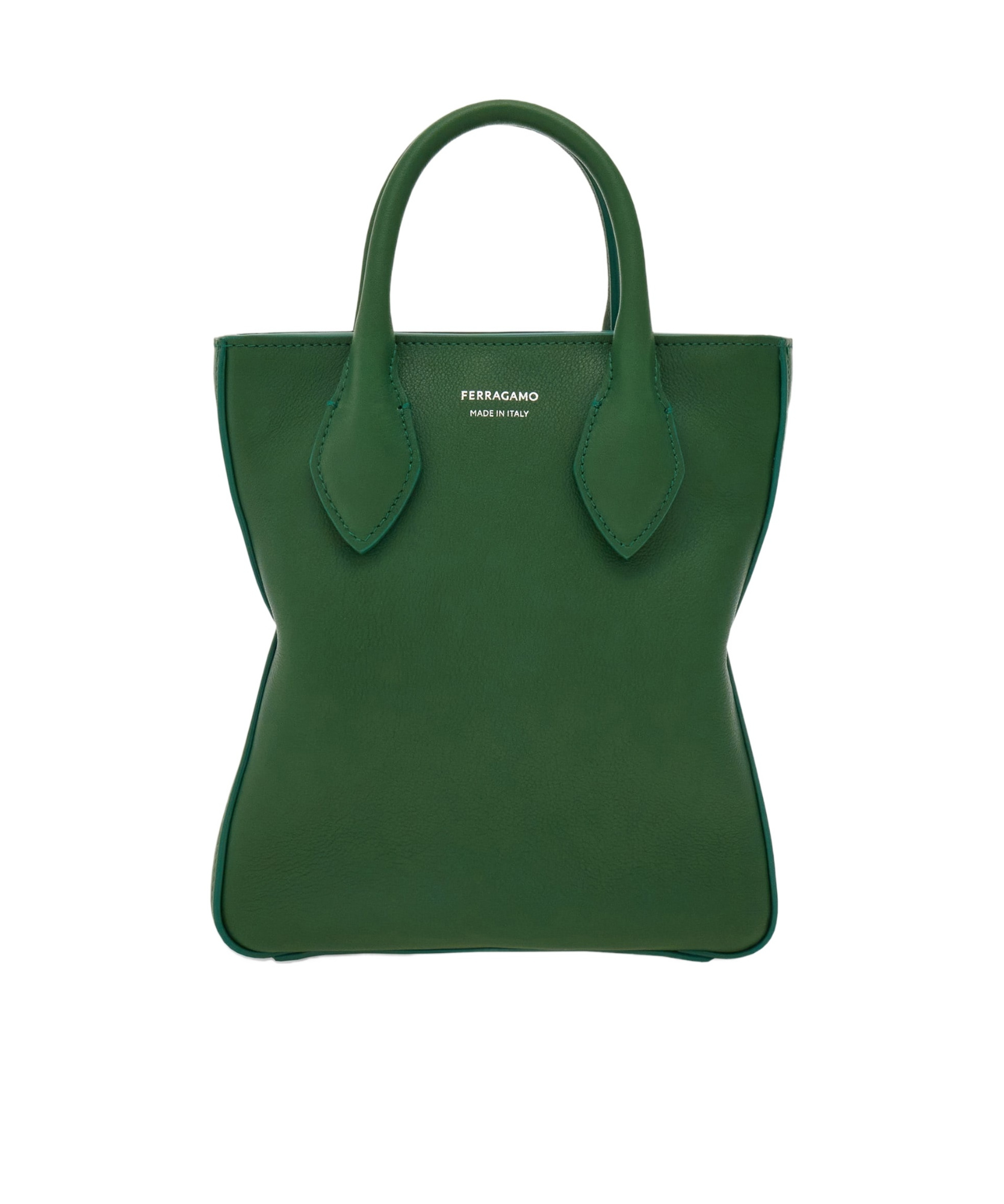 FERRAGAMO FERRAGAMO LOGO PRINTED TOTE BAG