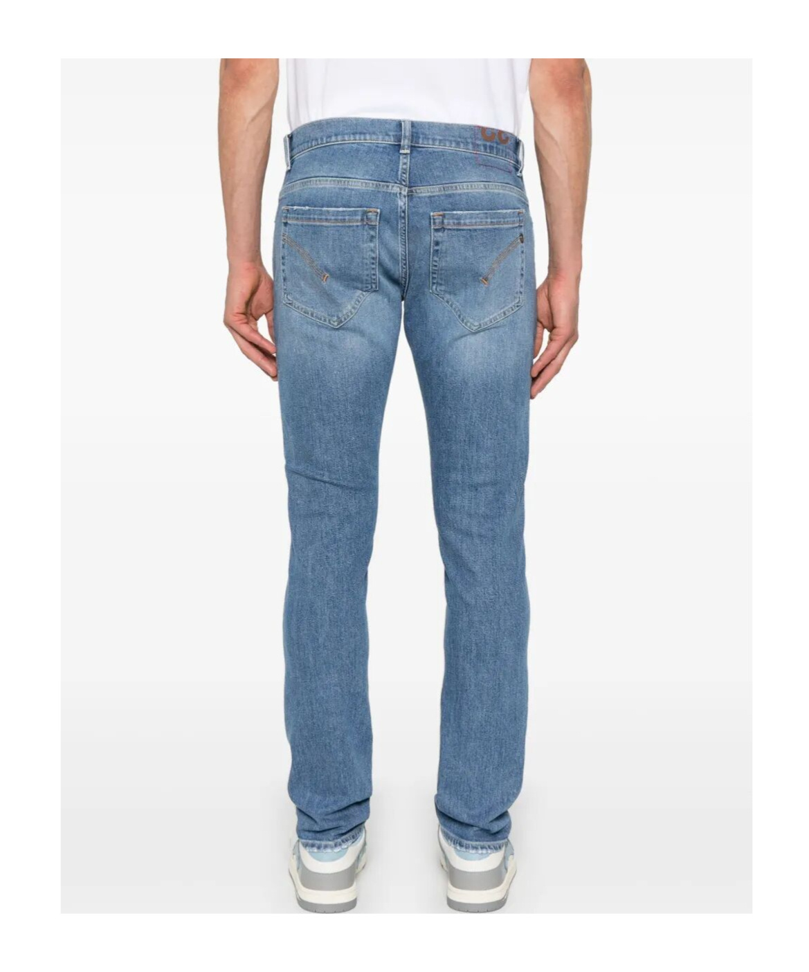 Dondup Belt-loop Jeans In Blue