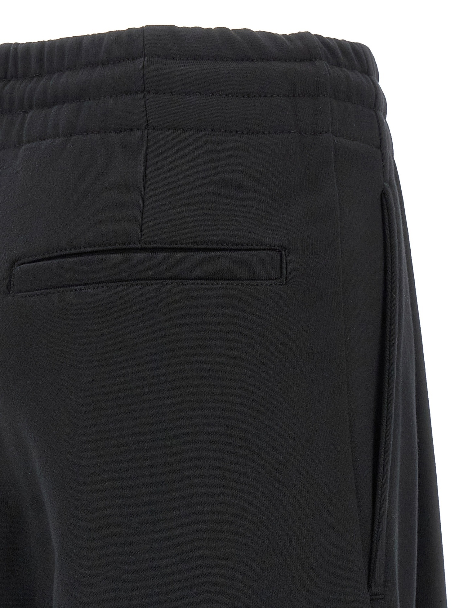 Dries Van Noten Pleated Drawstring Track Pants In Black