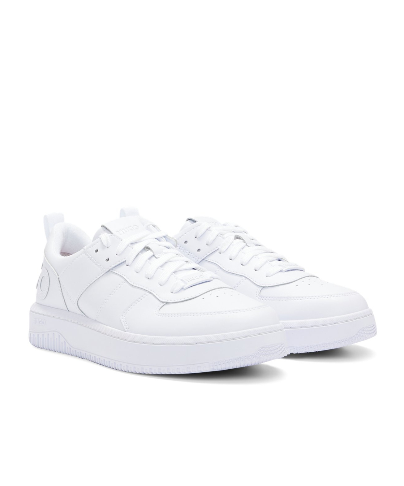 Hugo Boss Round-headed Professional Sports Shoes In White