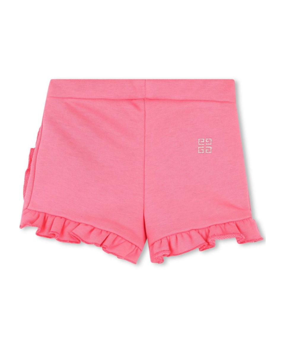 Givenchy Ruffled Shorts In Pink