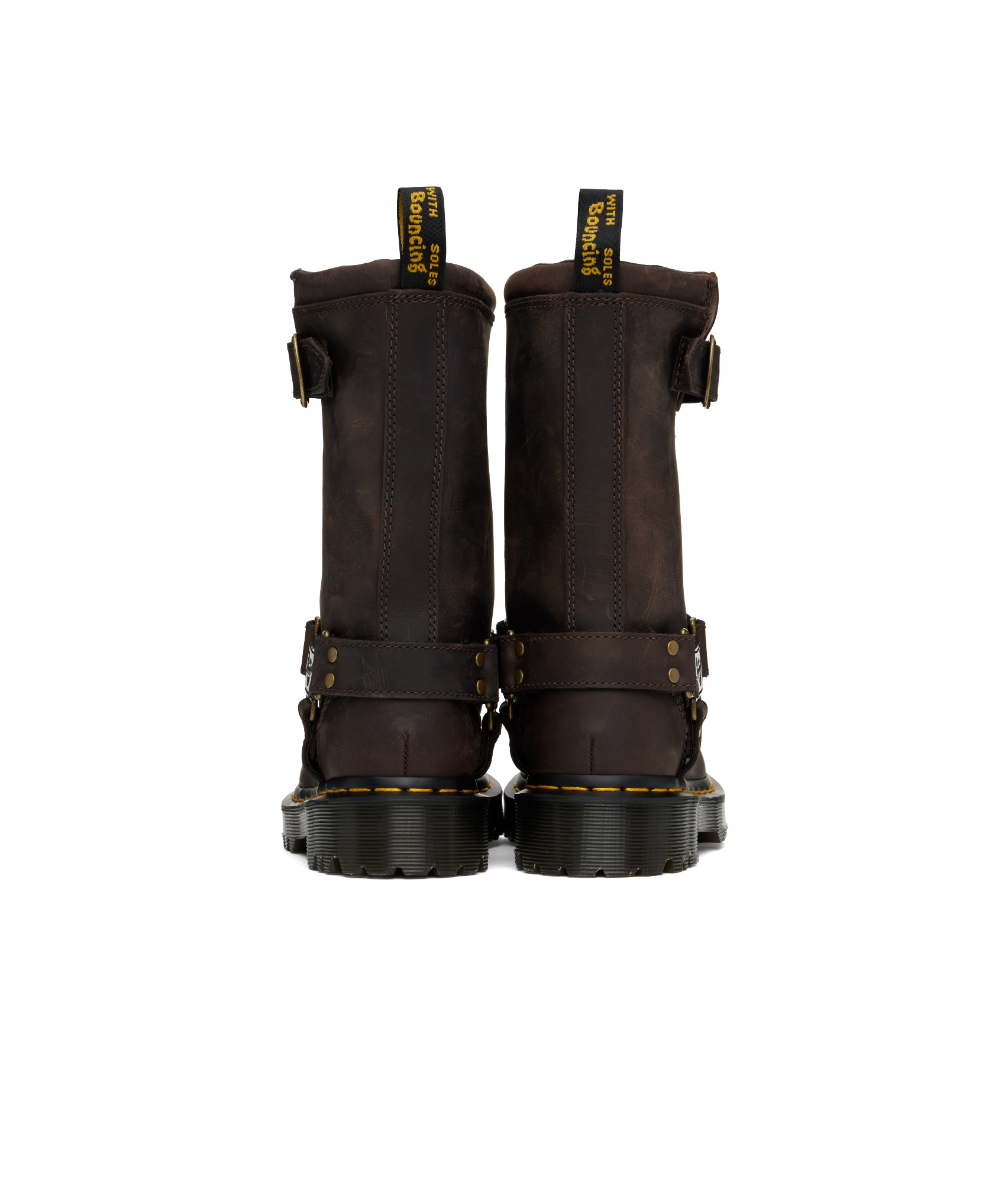 Dr. Martens Studded Ankle Boots In Black