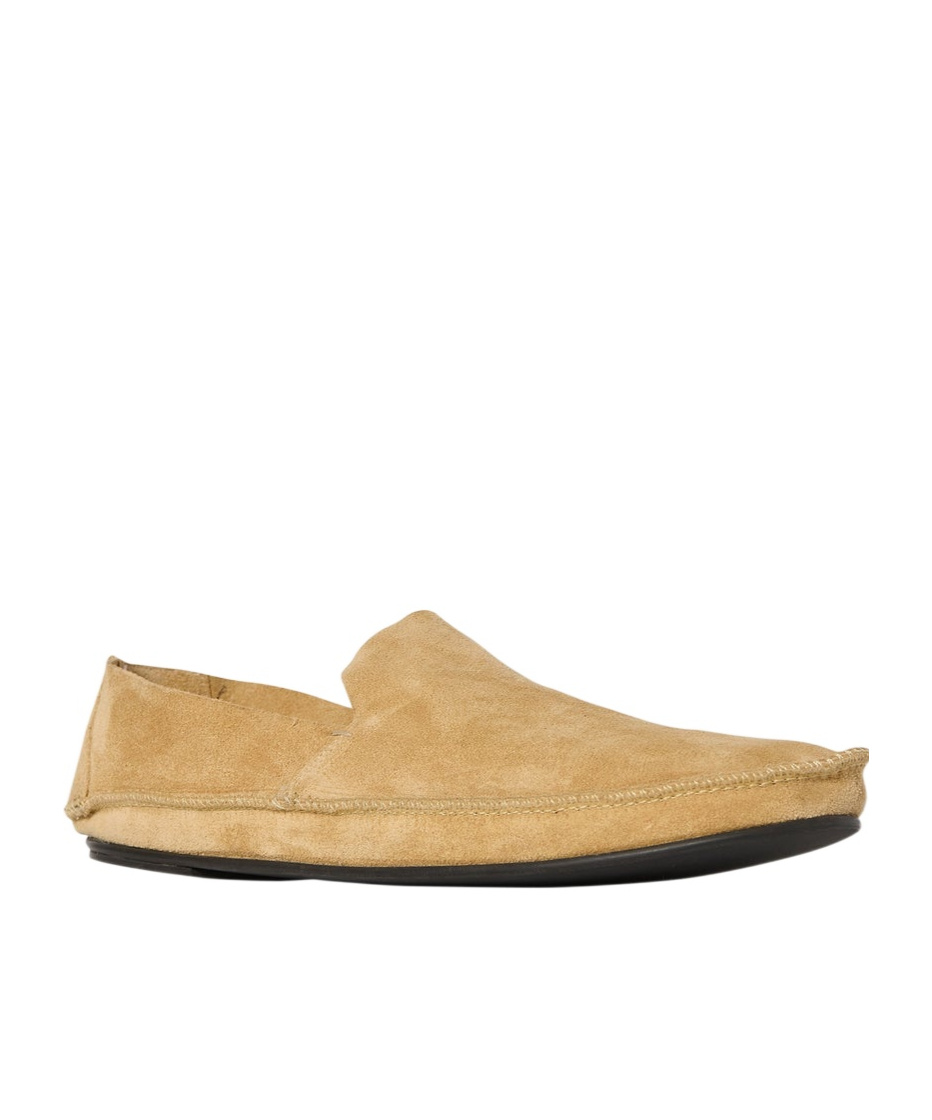 The Row Beige Tyler Loafers In Neutral