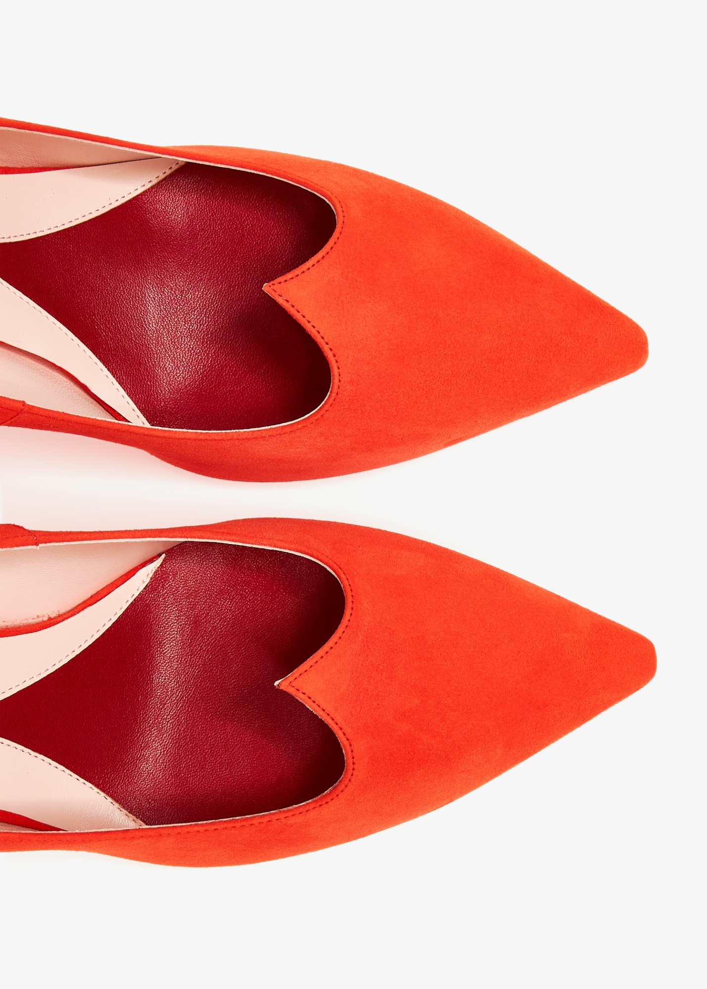 Shop Roger Vivier I Love Vivier Pumps In Suede In Orange