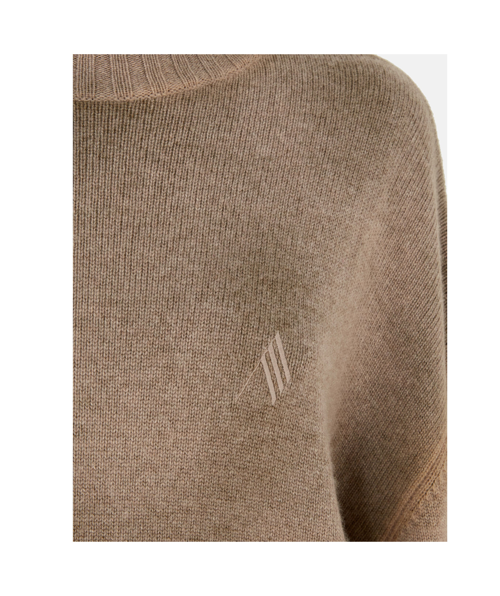 Shop Attico The Knitted Jumper In Nude