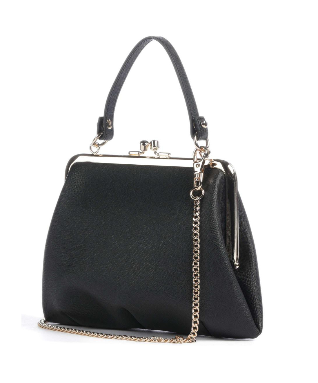 Vivienne Westwood Black Granny Frame Bag In Black