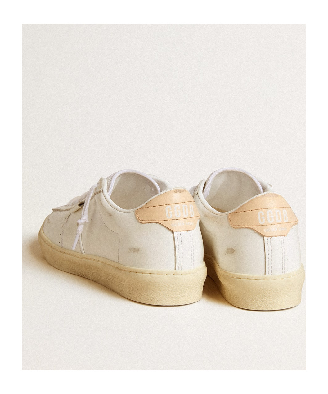 Golden Goose Lace-up Low-cut Casual Shoes In White