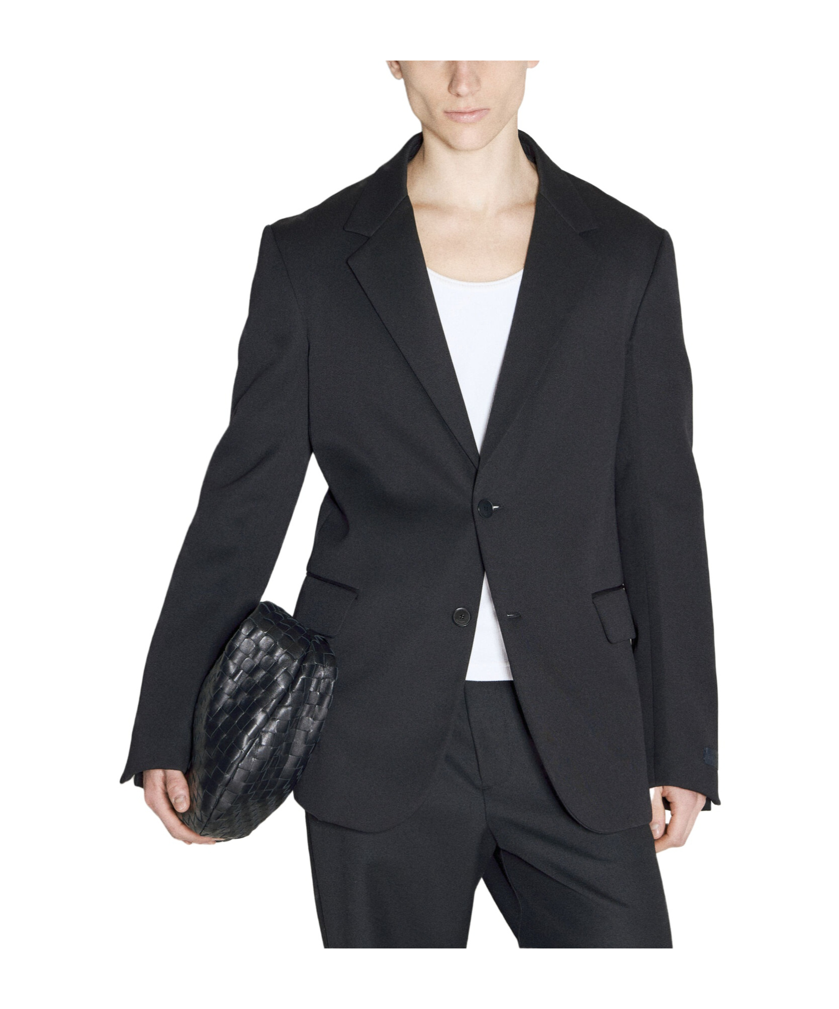 Lanvin Two-button Notched-lapel Jacket In Black