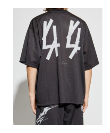 44 Label Group Embroidered-logo T-shirt In Black