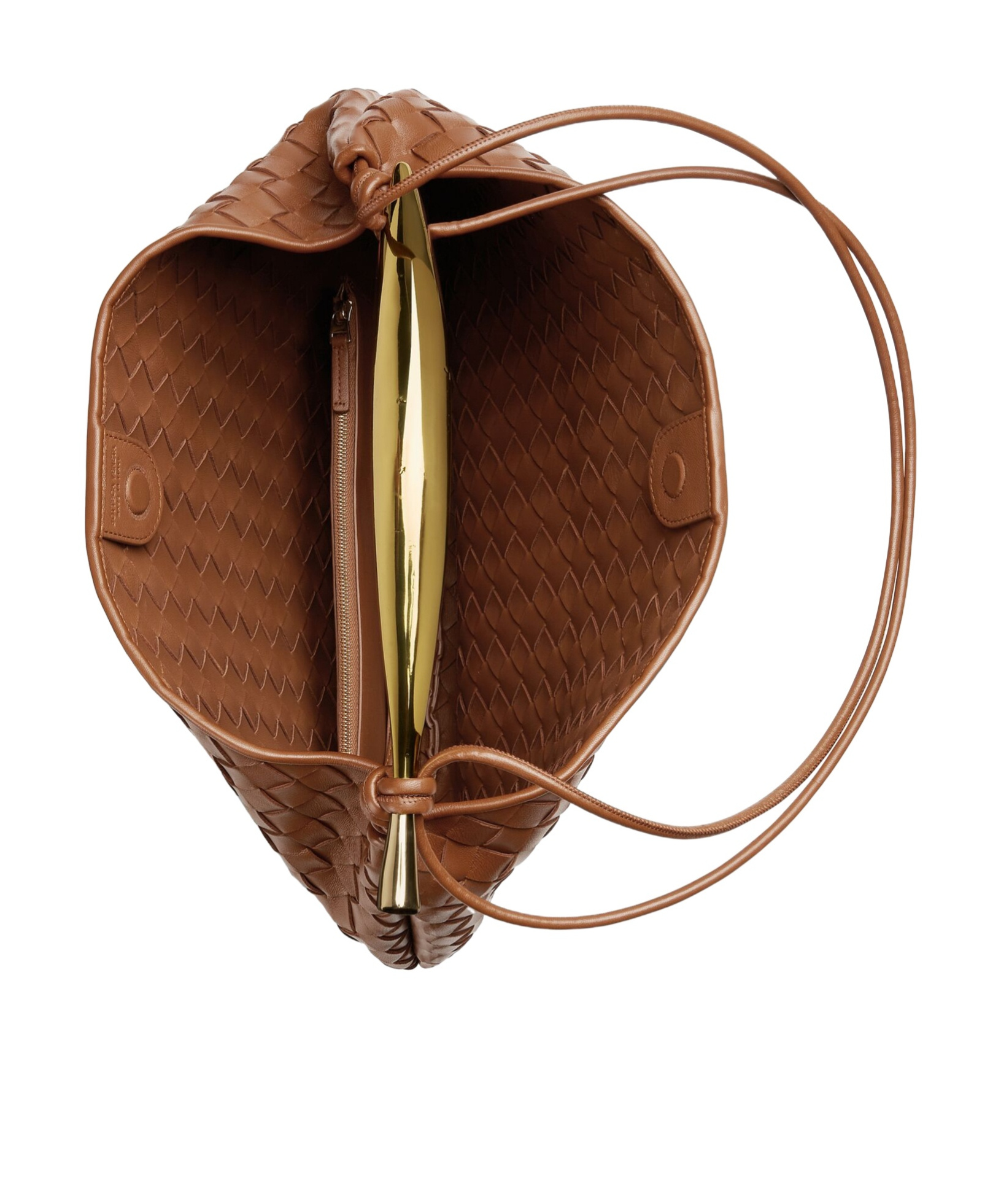 Bottega Veneta Medium Sardine Shoulder Bag In Brown