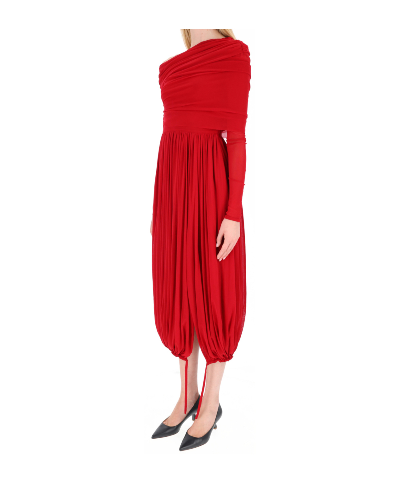 Philosophy Di Lorenzo Serafini Halterneck Dress In Red