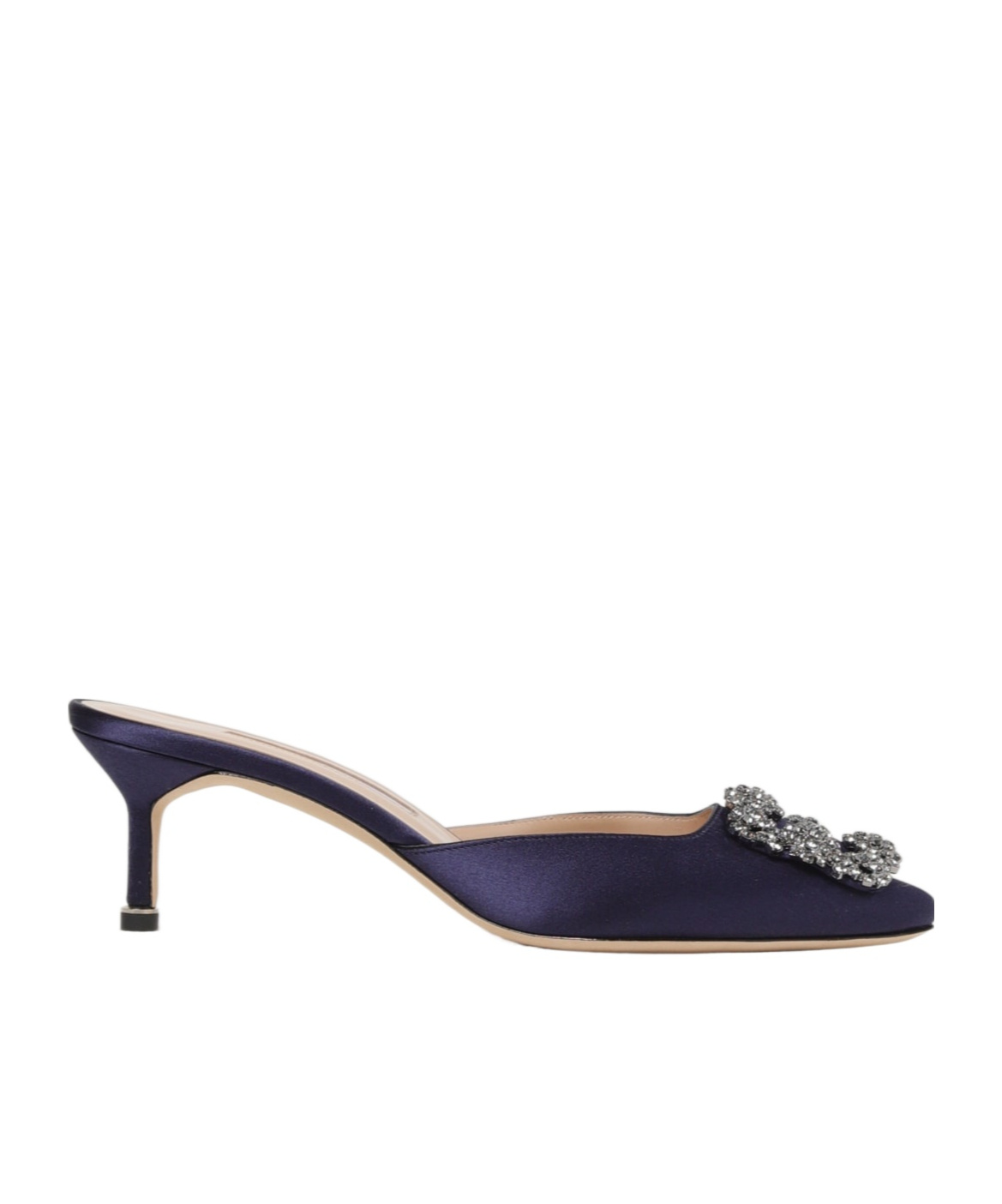 Manolo Blahnik Pointed High Heel Sandals In Black