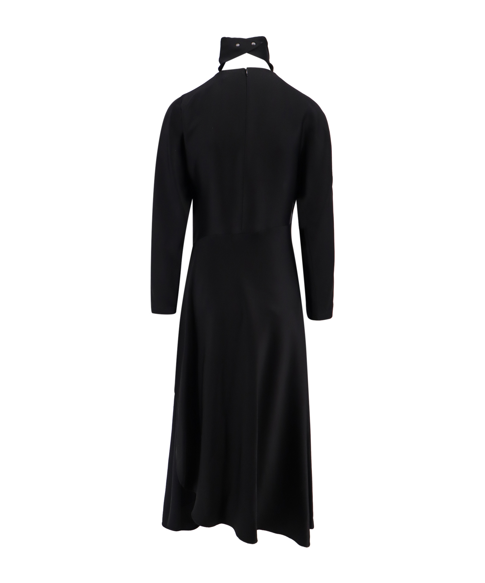 Alaïa Long-sleeved Dress In Black