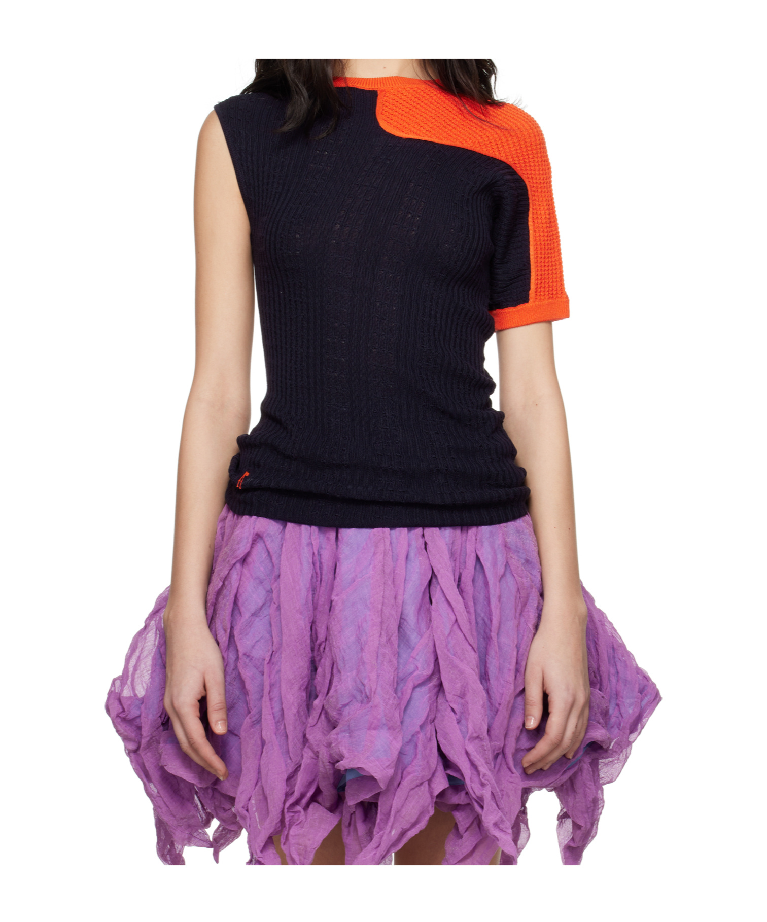 Kiko Kostadinov Asymmetric Sweater In Multi