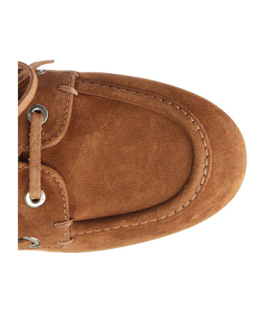 Stuart Weitzman Lace-up Loafers In Brown