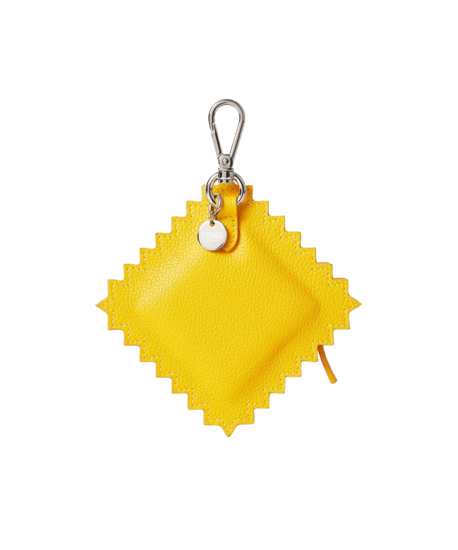 Fendi Raviolo Leather Charm Accessories In Gold