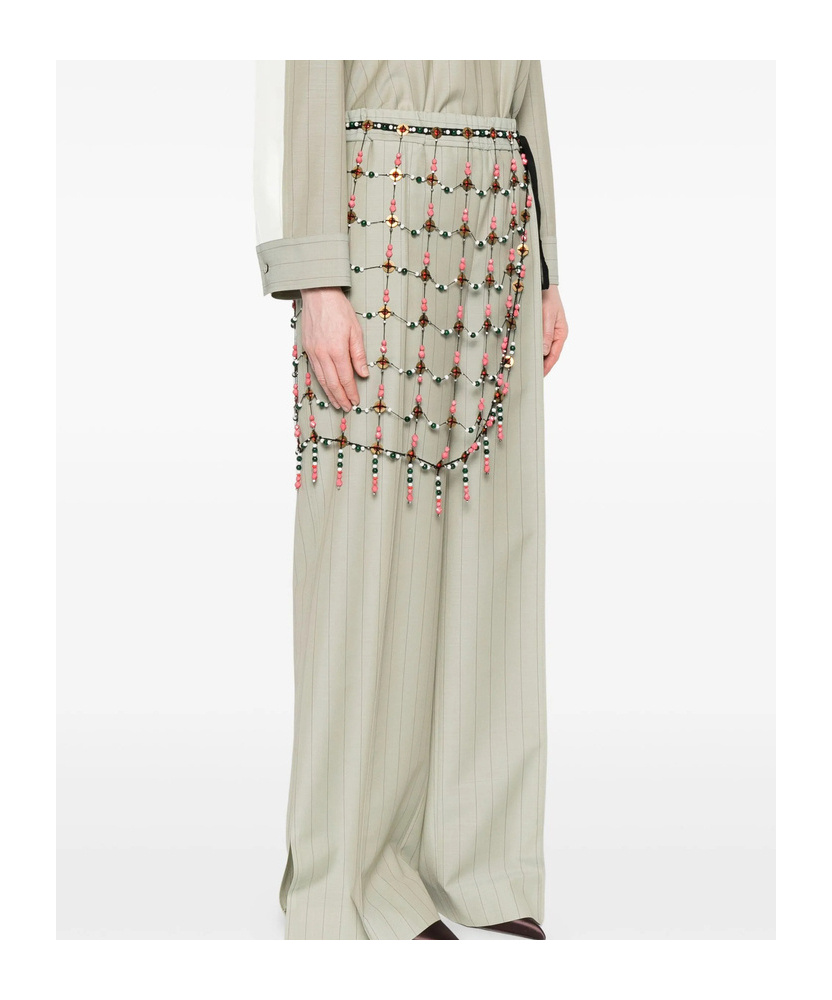 Dries Van Noten A-line Skirt In Multi