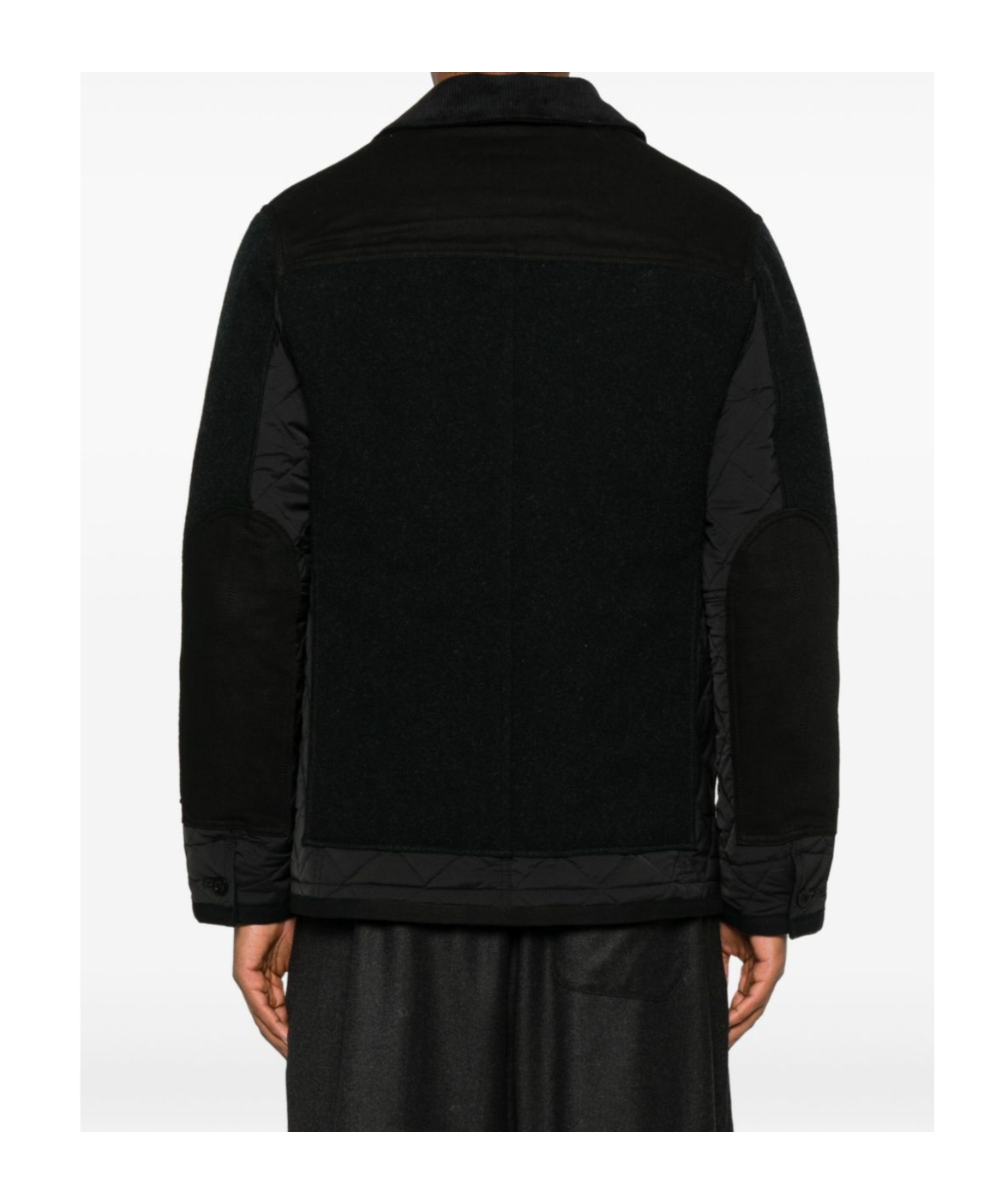 Junya Watanabe Button-down Long-sleeved Casual Jacket In Black