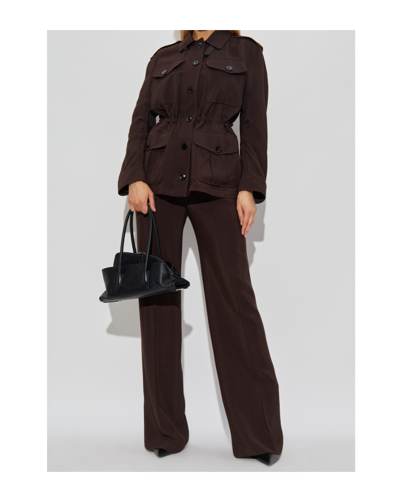 Tom Ford Belt Loops Slacks In Black