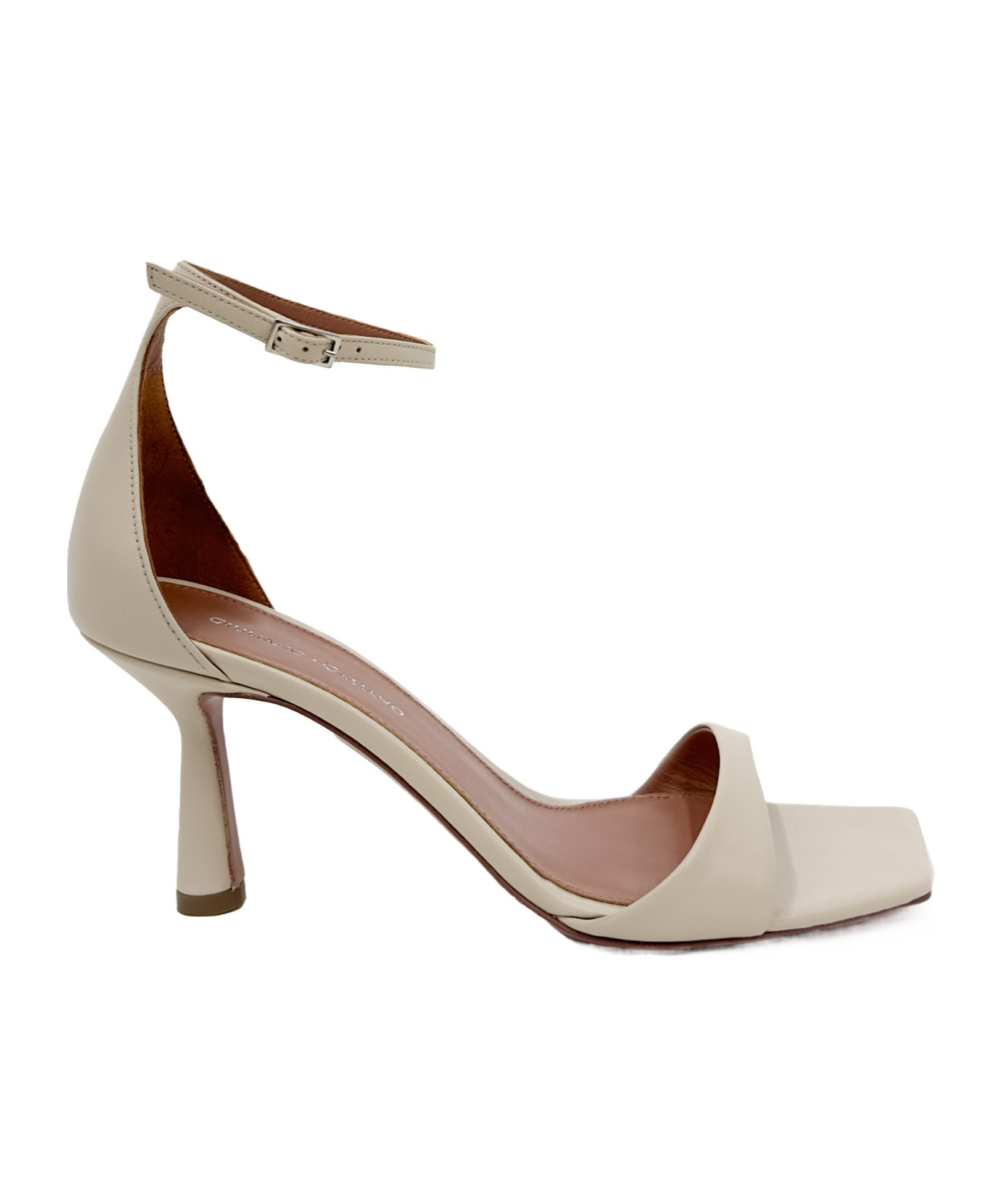 Giuliano Galiano Open-toed High-heeled Sandals In Nude