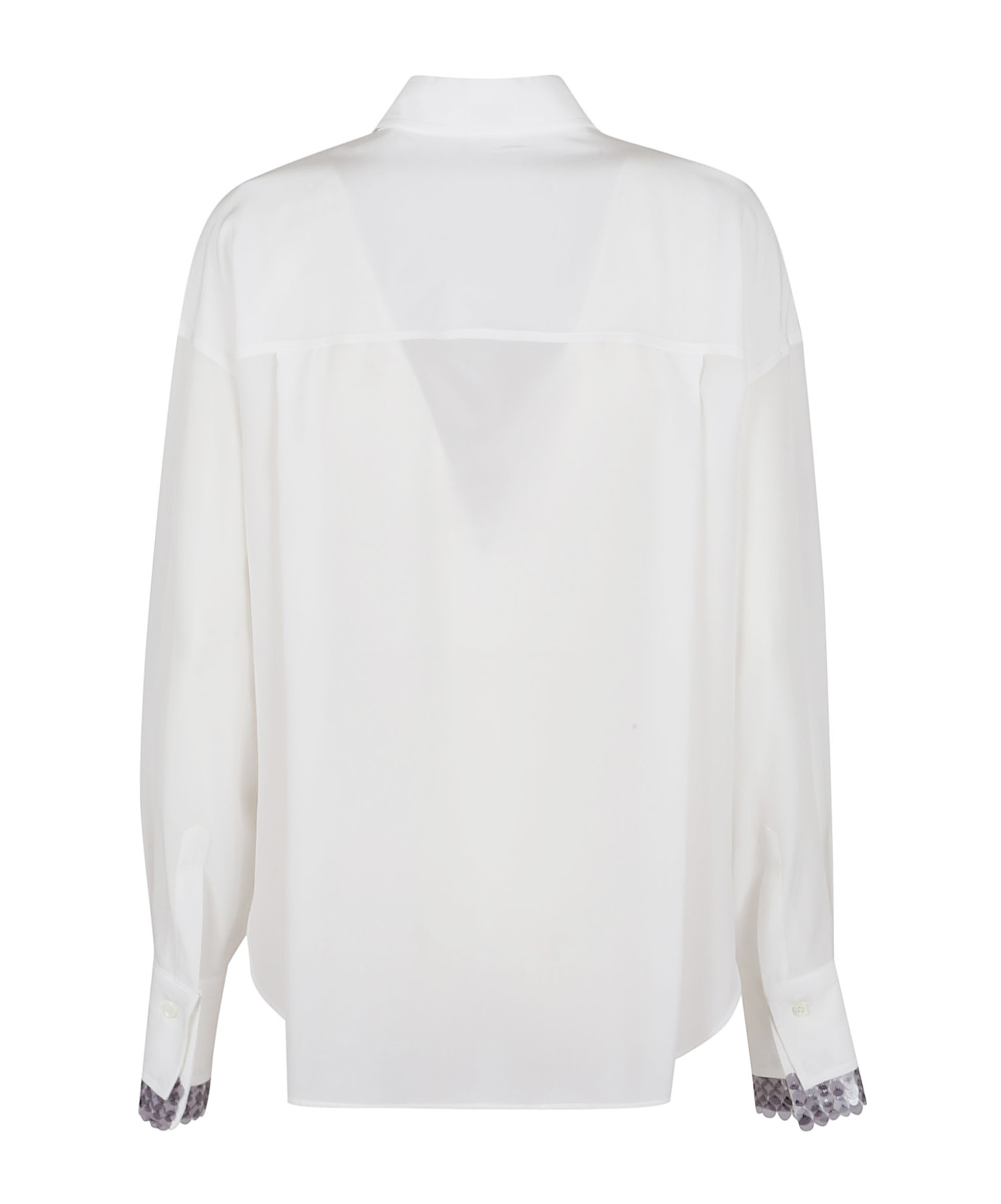Brunello Cucinelli Long Sleeve Shirt In White