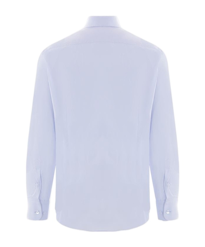 Etro Pegaso Embroidered Buttoned Poplin Shirt In Purple