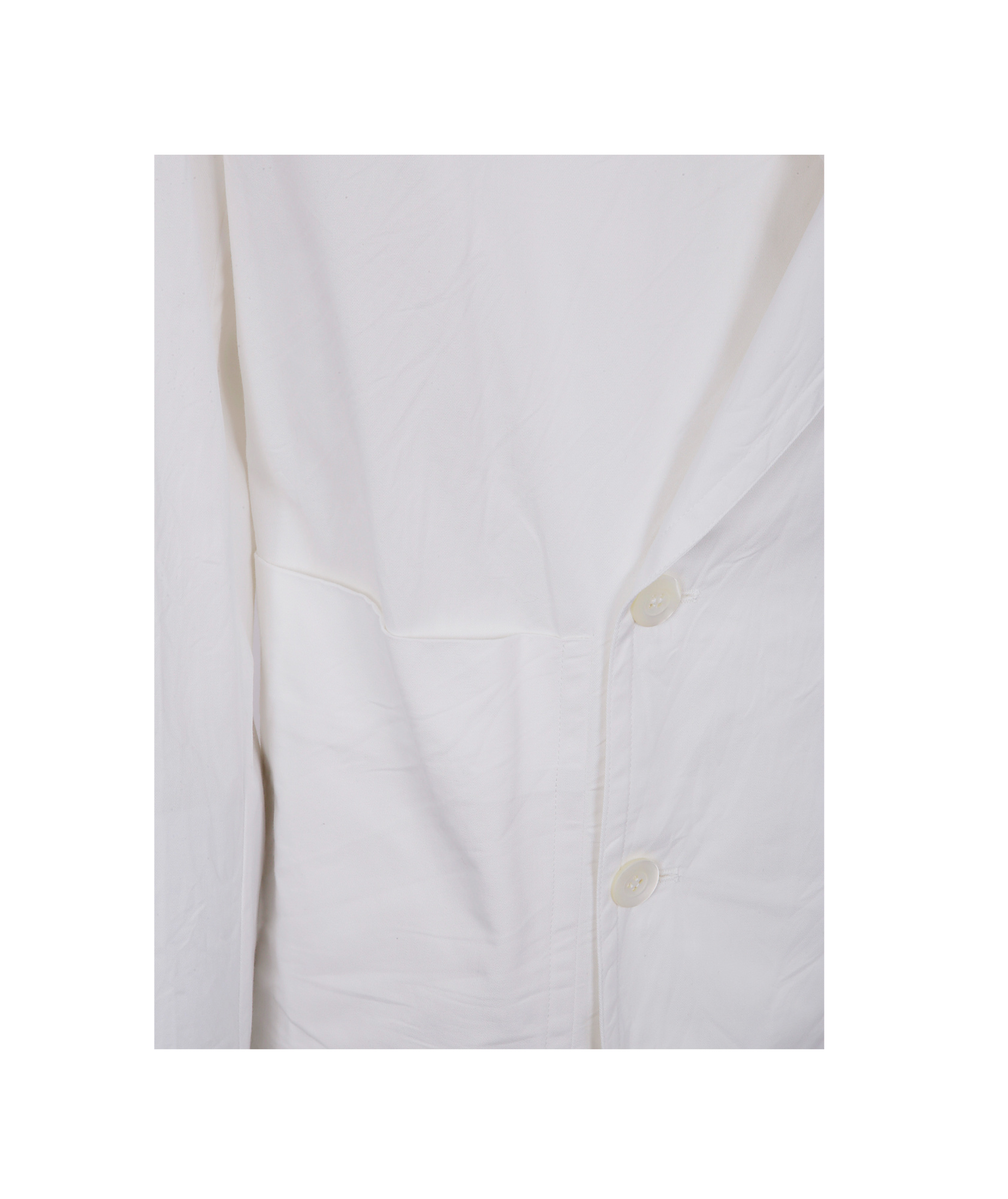 Dries Van Noten Long-sleeved Suit Coat In White