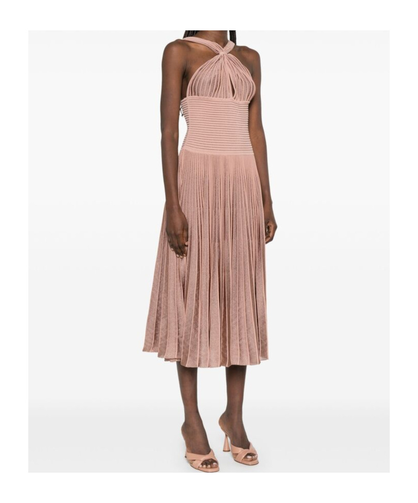 Antonino Valenti Faial Midi Dress In Nude