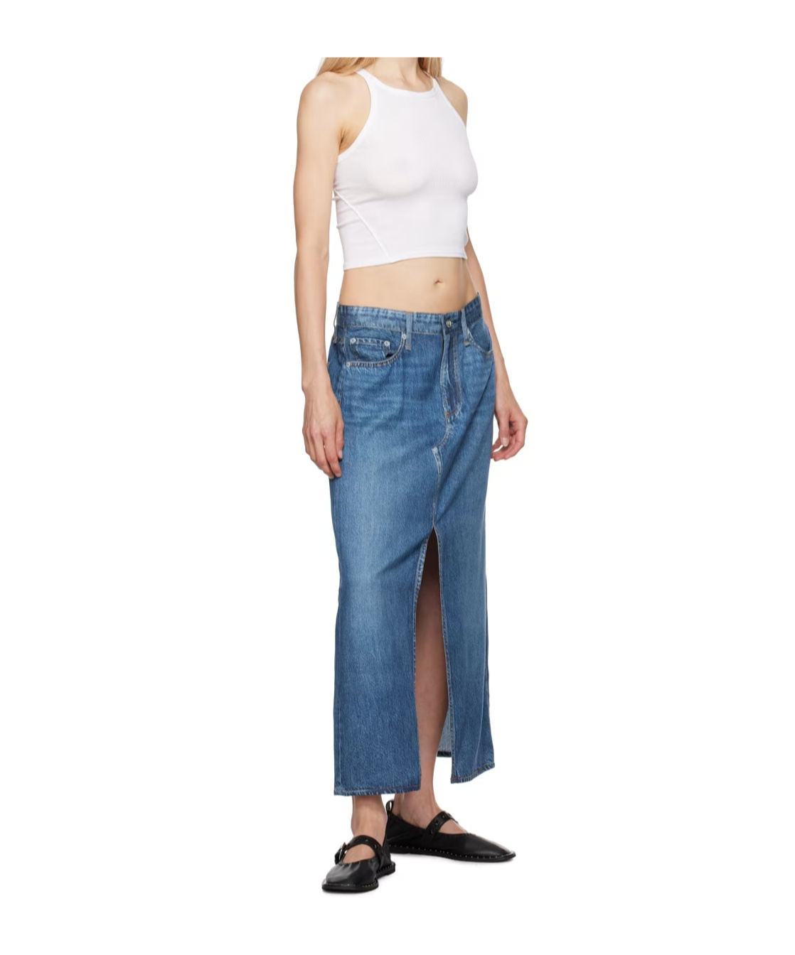 Shop Rag & Bone Round-neck Vest In Blue