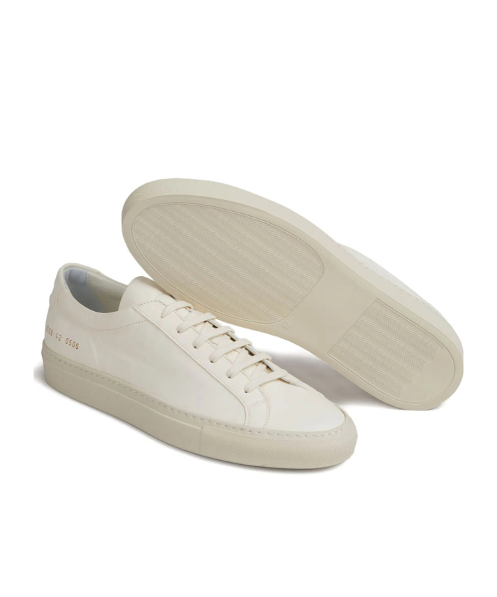 Common Projects Lace-up Sneakers In White