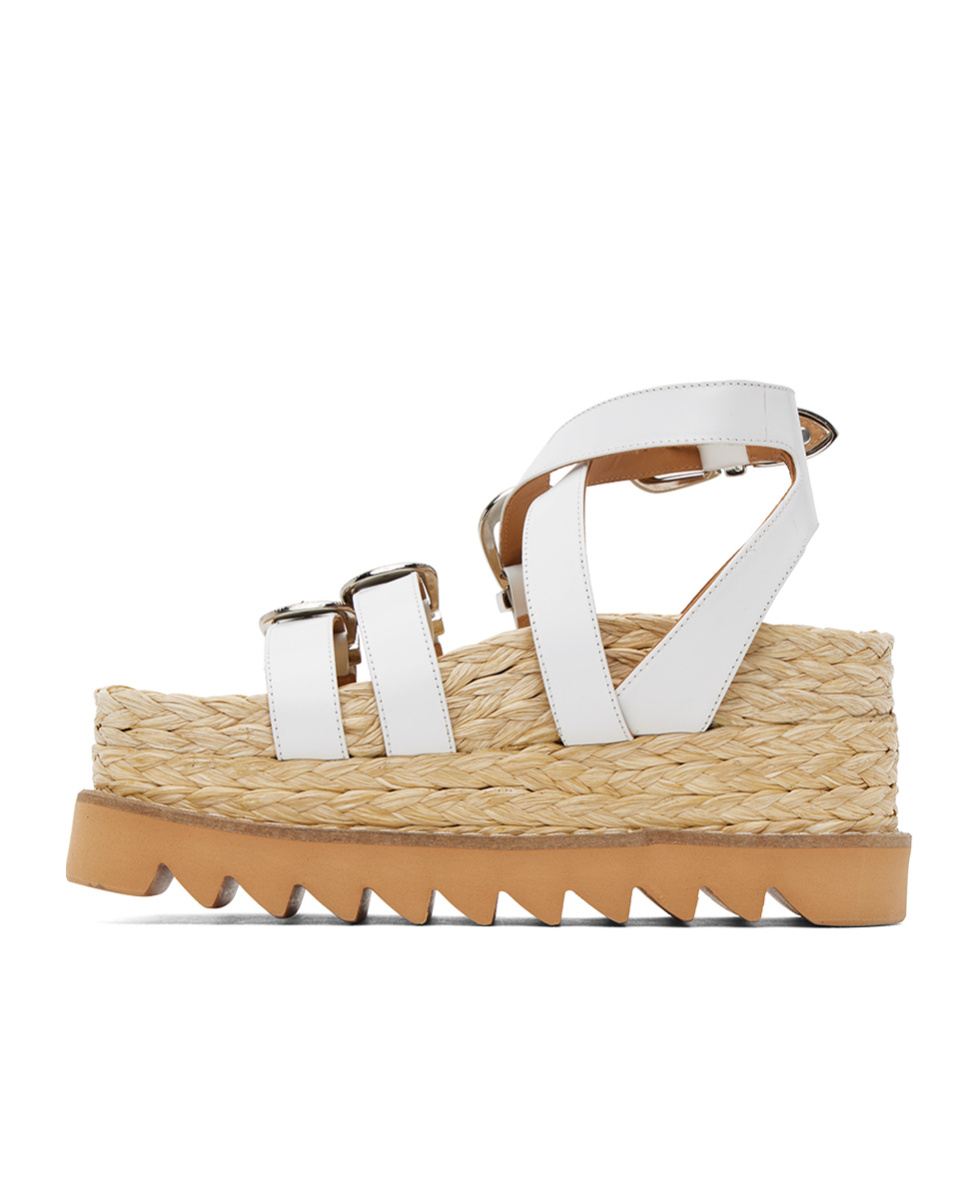Toga Open-toed Pin-button High-heeled Sandals In Nude