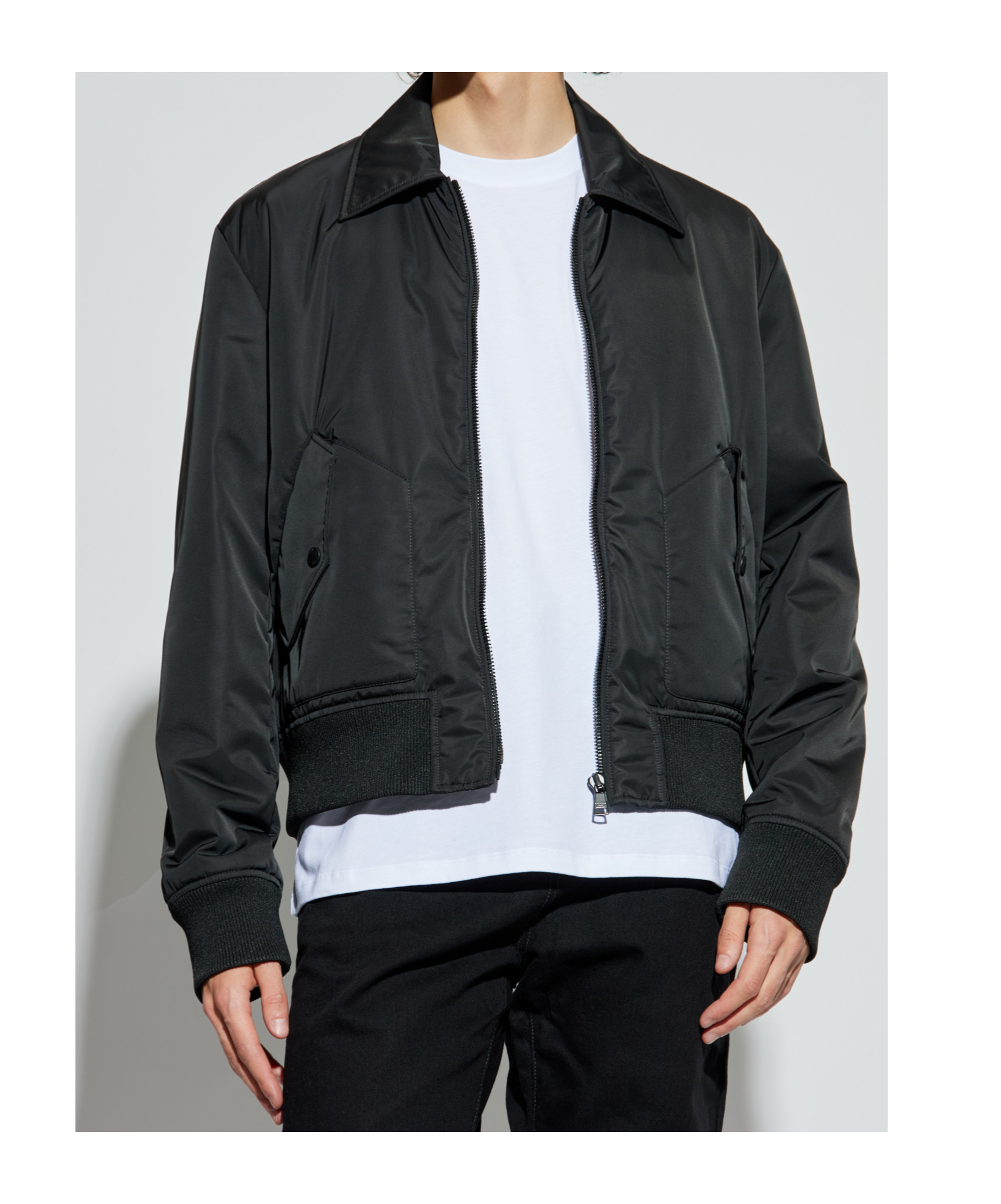 Balmain Long Sleeve Casual Jacket In Black