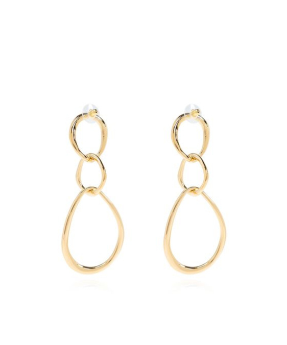 Isabel Marant Oversize Pendant Earrings In Yellow