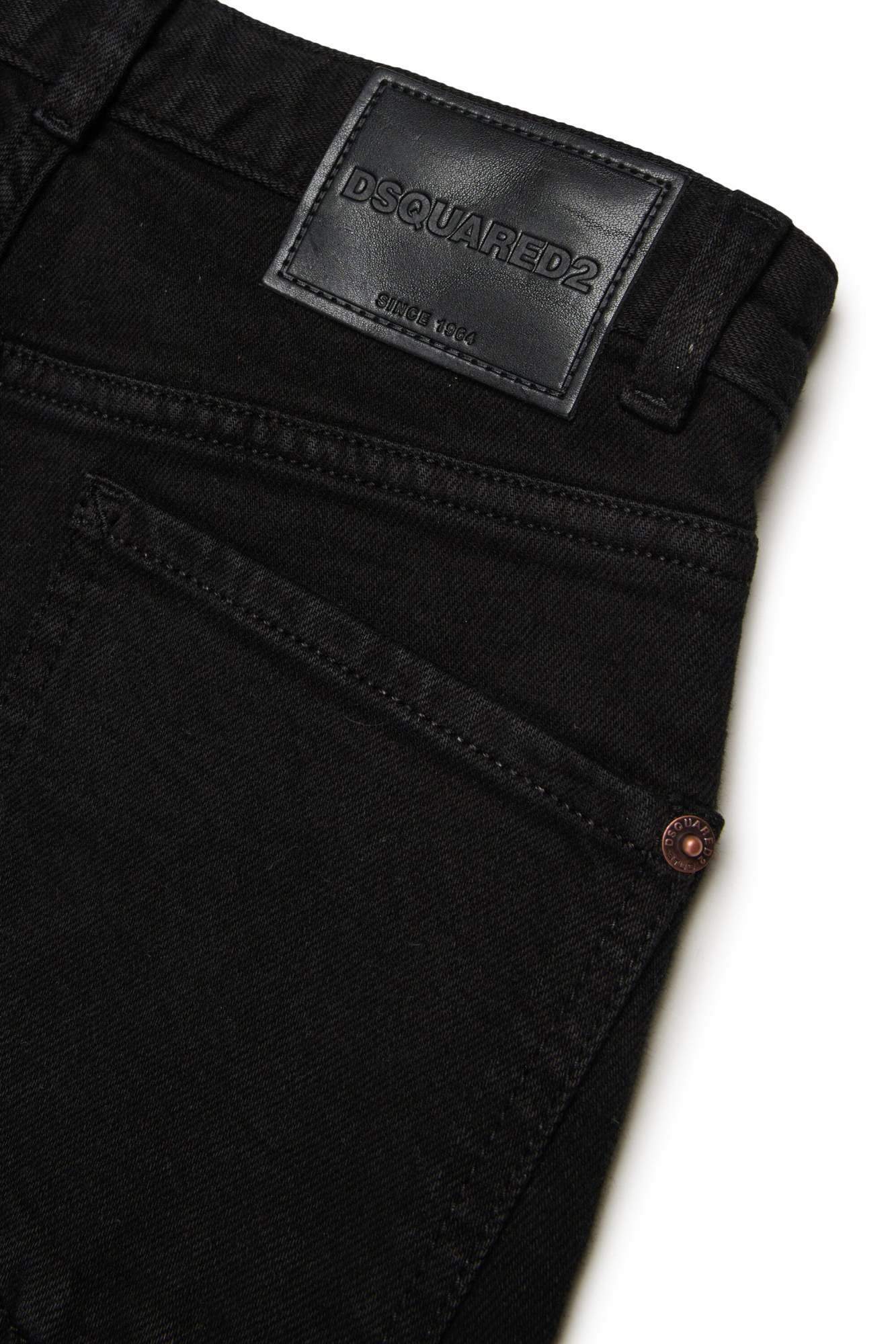 Dsquared2 Moose Lost Jeans In Black